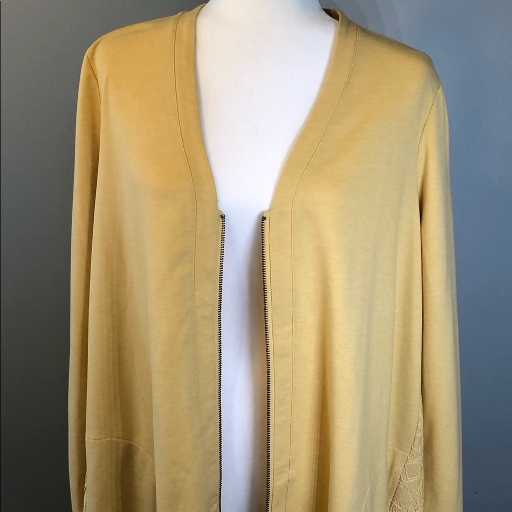 LOGO loungewear. Zip front, lace back.